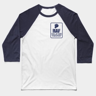 RAF Seletar (Small logo) Baseball T-Shirt